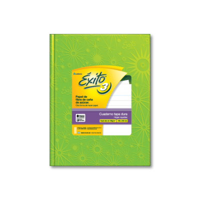 Cuaderno ABC x 48 hjs rayado VERDE MANZANA Éxito