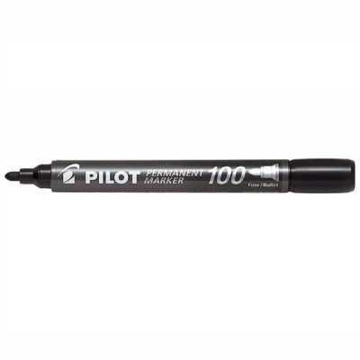 Marcador permanente SCA-100 negro punta redonda Pilot
