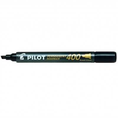 Marcador permanente SCA-400 negro punta biselada Pilot