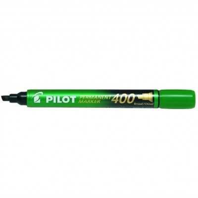 Marcador permanente SCA-400 verde punta biselada Pilot