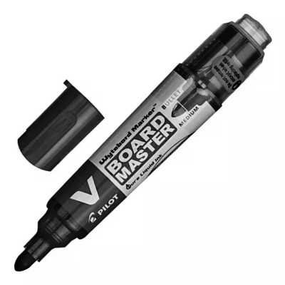 Marcador para pizarra recargable punta redonda negro Pilot