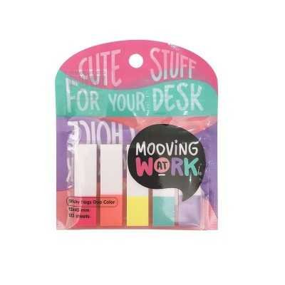 Banderitas señaladoras Color Dúo 12x45mm blister Mooving at work