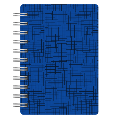 Libreta A6 cartone clásico x 90 hojas rayadas Rome