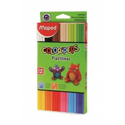 Plastilina Color Peps x 12 colores Maped