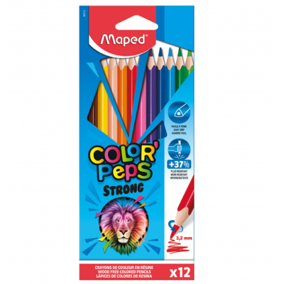 Lapices de color largos Color Peps x12 unidades Maped