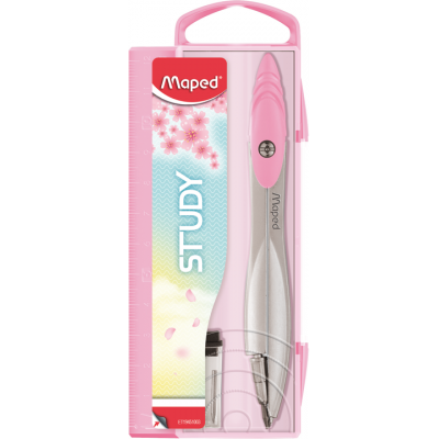 Compas study estuche rigido Maped