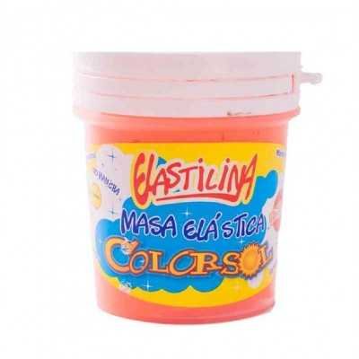 Elastilina Naranja Flúo ColorSol x140 gramos Alba