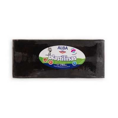 Plastilina negra x250 gramos Alba