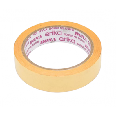 Cinta Adhesiva Bona DOBLE FAZ amarilla 24 mm x15 metros Erika