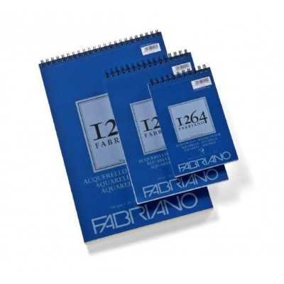 Block A5 de 300 gramos 1264 Watercolor x20 hojas Anillado Fabriano