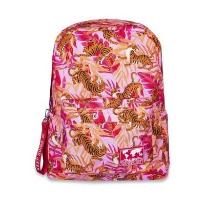Mochila espalda Wanderlust Tetris pink 2 cierres Talbot