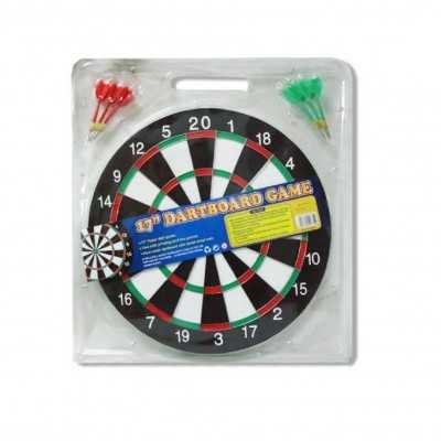 Blanco 17'' con dardos en blíster Bisonte