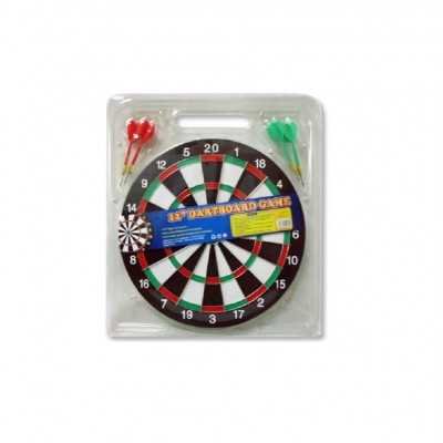 Blanco 12'' con dardos en blíster Bisonte