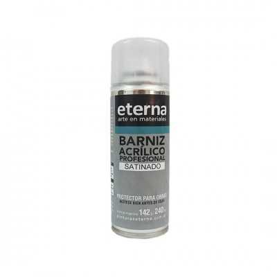 Barniz Acrílico Profesional Satinado x 240 ml en aerosol Eterna