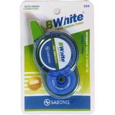 Cinta correctora retráctil 5 mm x20 metros Sabonis