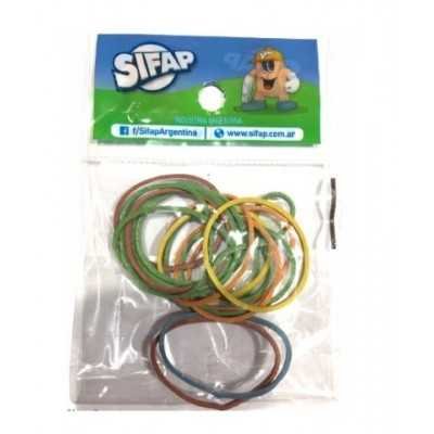 Bandas elásticas 40 mm COLORES x10 grs. Sifap