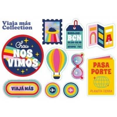 Stickers viaja más x 20 unidades Talbot