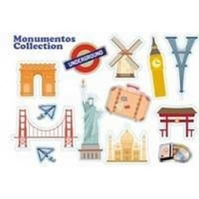 Stickers monumentos x 20 unidades Talbot