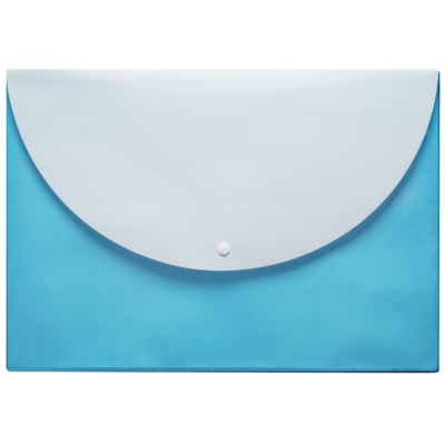 Sobre Plástico A4 horizontal con botón Rideo