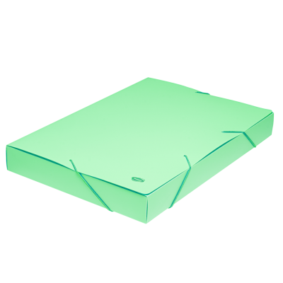 Caja plástica Oficio 4 cm con elástico fresh Rideo