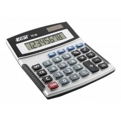 Calculadora mediana 140x110x26mm 8 dígitos Ecal