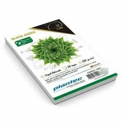 Block Aureo texturado 10x16 cm para dibujo de 210 gramos x20 hojas emblocado Plantec