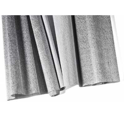 Papel crepe metalizado Plata