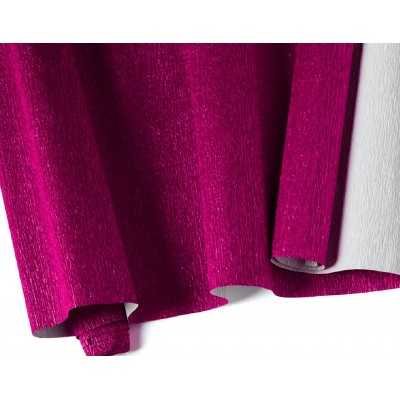 Papel crepe metalizado Fucsia