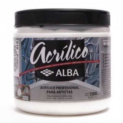 Acrilico G 1 1500cc 810 blanco titanio Alba