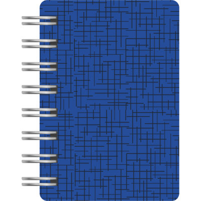 Libreta A7 entelado escritorio tapa plástica x90 hojas Rideo