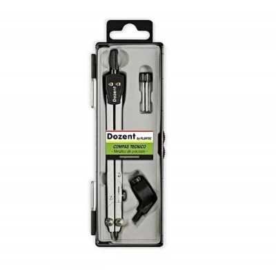 Compás a cremallera 2 articulaciones +adaptador Dozent