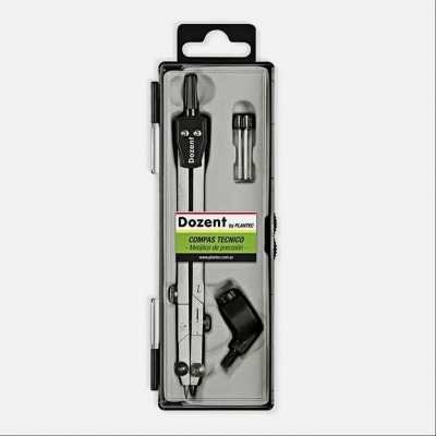 Compás con prolongación telescópica 2 articulaciones +adaptador Dozent