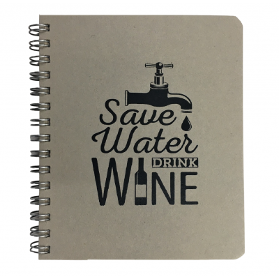 Cuaderno Carta Espiralado Ecológico x80 hojas lisas y tapa dura Paperland