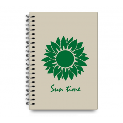 Cuaderno A5 Espiralado Ecológico x80 hojas lisas y tapa dura Paperland