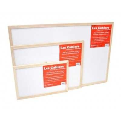 Pizarra 60x90 cm Blanca marco madera