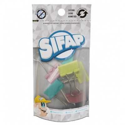 Binder clip 32mm x 4 unidades DOY pack Sifap