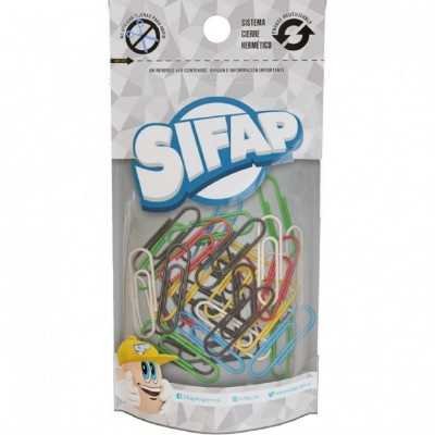 Clips forrados Nº6 de colores x50 unidades DOY pack Sifap
