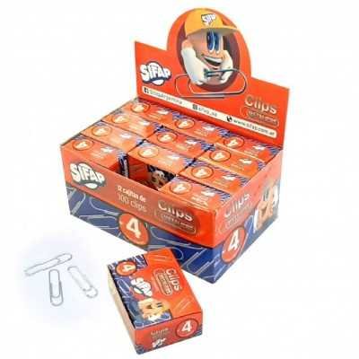 Clips Nº4 cajita x100 unidades Sifap