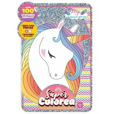 Super colorea Unicornios Vertice