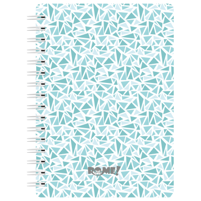 Cuaderno con espiral A5 mosaico tapa dura x80 hojas rayado Rome