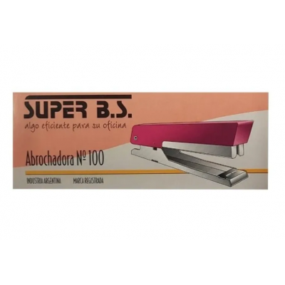 Abrochadora Nº 100 pintada para broches Nº 21/6 Super BS