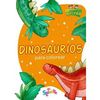 Libro para pintar 20x28 cm 48 pág. Recreo Dinosaurios Editorial Splash