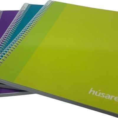 Cuaderno con espiral A4 Trendy x80 hojas cuadriculadas Husares