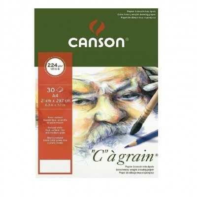 Block Dibujo C à Grain A5 de 224 gramos x30 hojas Canson
