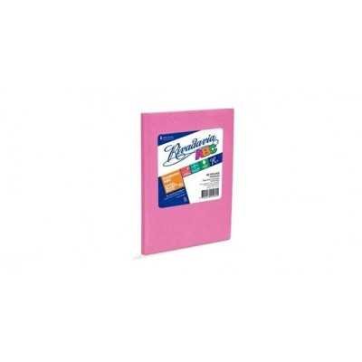 Cuaderno ABC 19x23 cm rayado ROSA x48 hojas Rivadavia