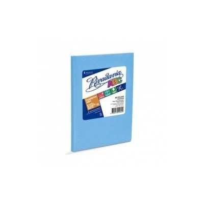Cuaderno ABC 19x23 cm rayado CELESTE x48 hojas Rivadavia