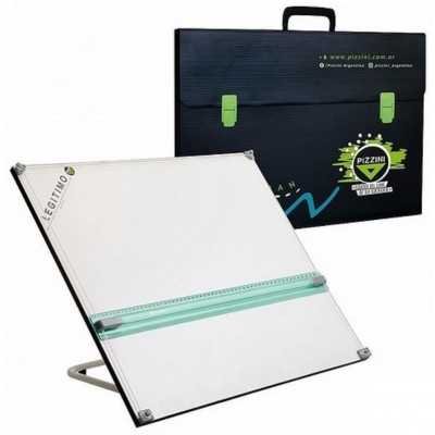 Tablero de 40X50 cm de 1 posición con Paralela y Atril +Portatablero Pizzini