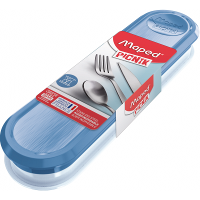 Set de cubiertos acero inoxidable Maped