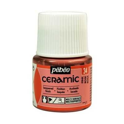Pintura ceramic Rosa x45 ml Pebeo