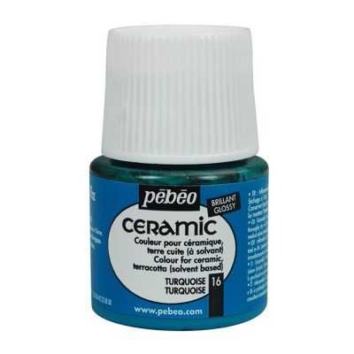 Pintura ceramic Turquesa x45 ml Pebeo